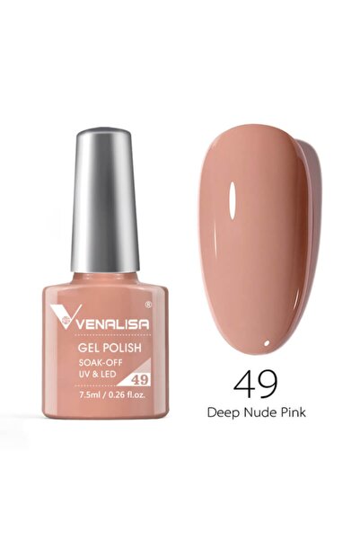 Venalisa 7.5 Ml Uv Led Kalıcı Oje Deep Nude Pink No.49