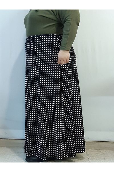 Mertcan Butik Πλεκτή φούστα από ατσάλι με ελαστική μέση έξι τεμαχίων