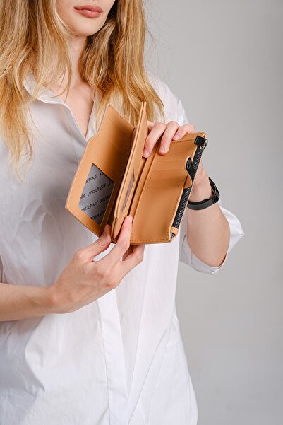 Just Polo Embossed Printed Vegan Card Holder Wallet - 20 Card Capacity, Zipper, Rc09