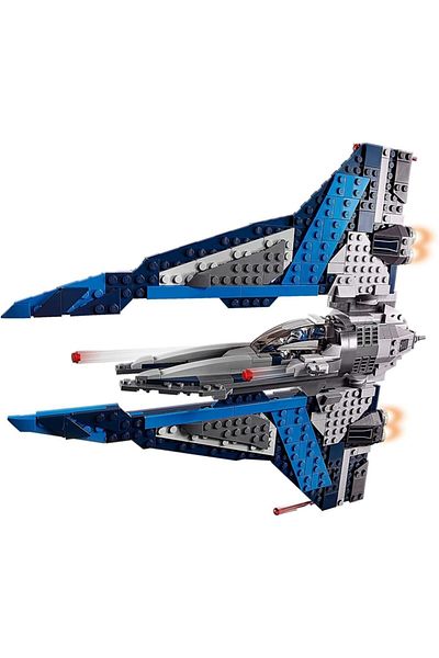 LEGO Star Wars Starfighter with Mandalor 75316 - Creative Toy Construction Set with 3 Mini Figures (544 Pieces)