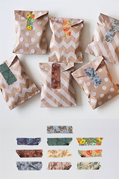 Spacepiks Vintage nalepnice sa trakom 5x2 cm 190 komada