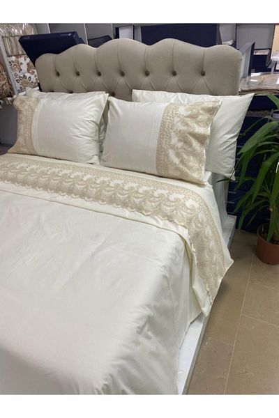 Çeyiz Bahçesi Σετ Παπλωματοθήκη από γαλλική δαντέλα Bella
