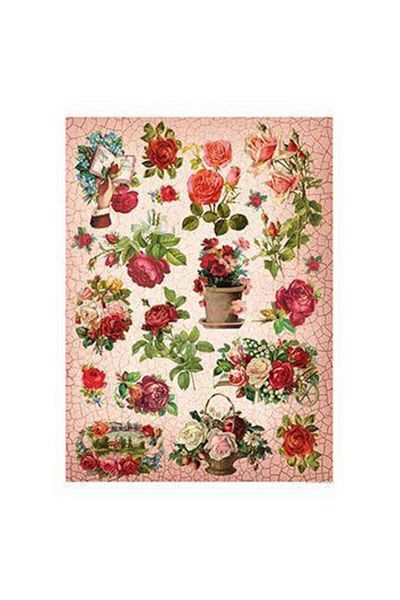 Cadence Brass Decopage Paper - Model 206