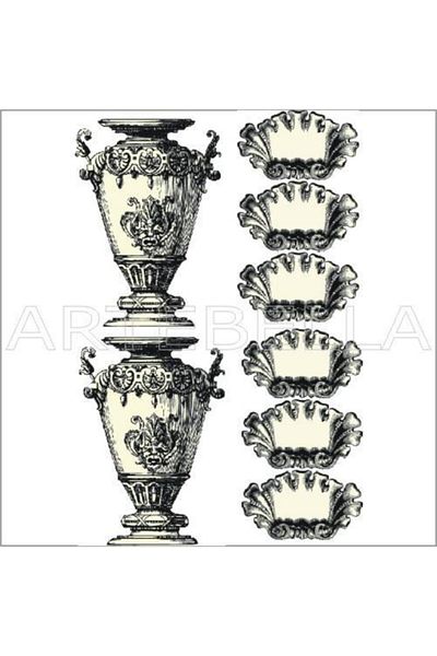 Artebella 1775k Δαντέλα Μεταφορά 23x34 εκ