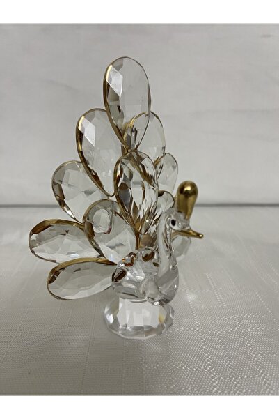 ÖZ KRİSTAL DESİGN Küçük Tavus Kuşu 9*12 ( Altın Yaldızlı )