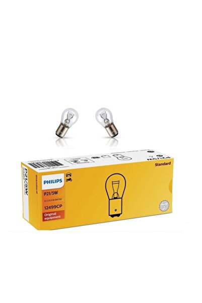 Philips 12v P21-5w Stop-sinyal Ampulü (1016)(2 Adet) 12499 Cp Standart Ean- 8711500481603