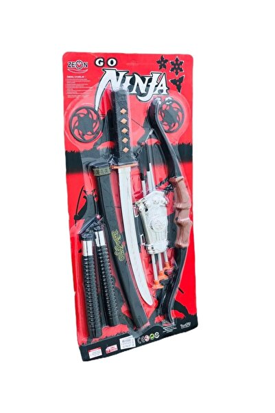 matchbang Ninja Go Oyuncak Ok Yay Kılıç Seti