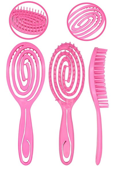 IMAN OF NOBLE Τρισδιάστατη βούρτσα για το ανοιχτόχρωμο τρίχωμα σε ροζ χρώμα