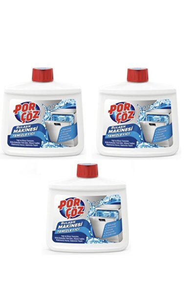 Porçöz Bulaşık Makinesi Temizleyici 250 ml X 3 Adet