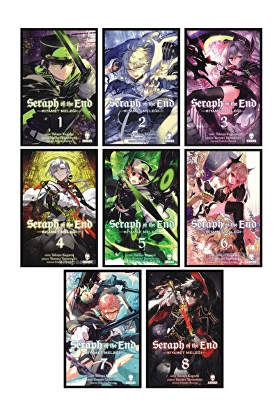 Kurukafa Yayınevi Seraph Of The End - Kıyamet Meleği - 8 Kitap Türkçe Manga S...