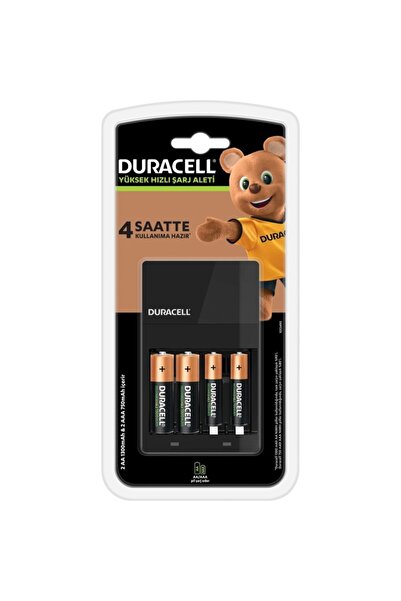 Duracell Cef 14 Şarj Aleti + 2'şer Adet Aa Ve Aaa Pil