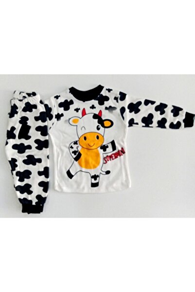 Süpermini Bıcır Children's Printed Pajama Set