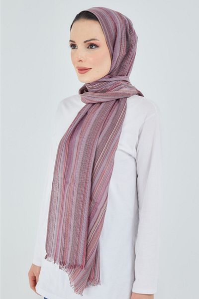 çiğdem eşarp Self Patterned Shawl