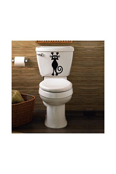 TSC Αυτοκόλλητο Cat Επικόλληση για Τουαλέτα WC Model3