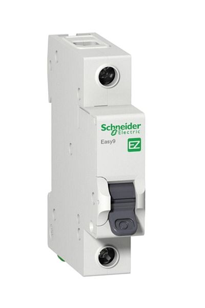 Schneider Electric Schneider Easy9 3 Ka C Curve 1 Pole 25a Automatic Fuse Ez9f43125