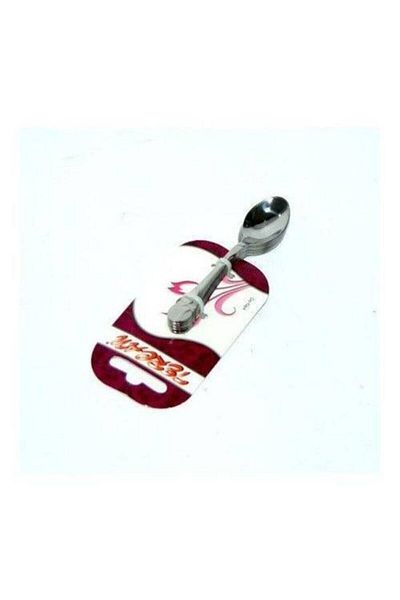Tercan çelik Tercan Crescent Steel 6-Piece Teaspoon