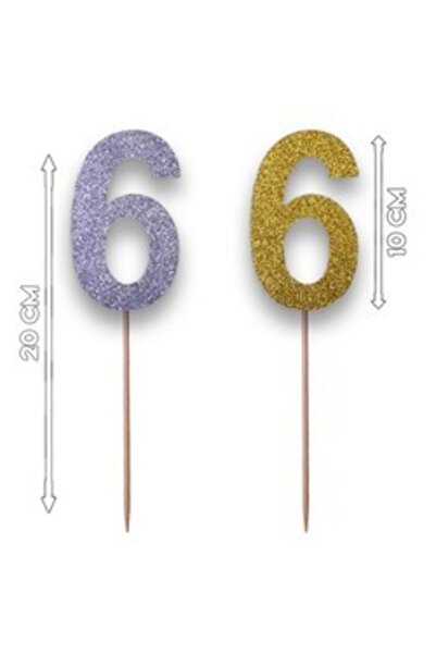 MFM Party Eva 6 Ani Scobitoare cu cifre 10 Bucăți