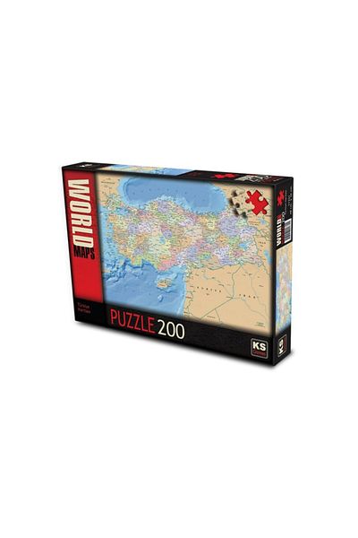Ks Games Educational Türkiye Political Map Puzzle 200 Pieces