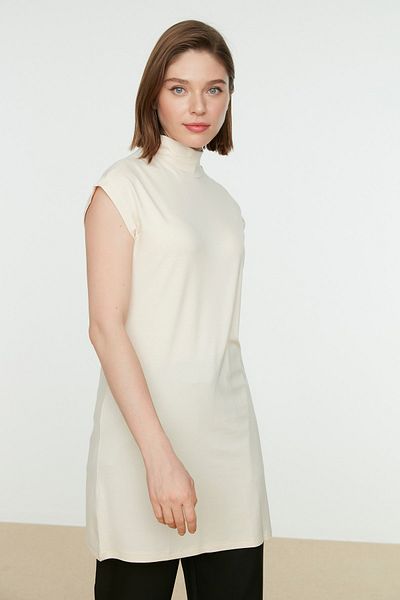 Trendyol Modest Tunic - Beige - Regular fit