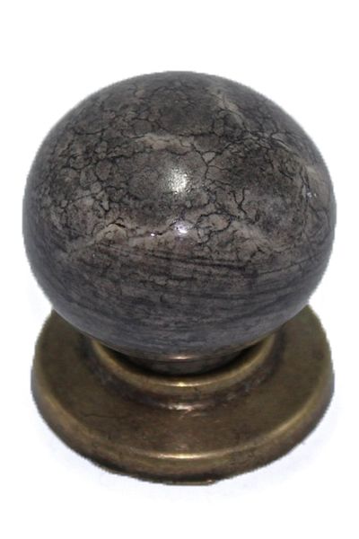 Porcellana Perla مقبض بورسلين لخزانة درج أثاث المطبخ مقبض للأطفال زر روبي-رمادي-أصفر عتيق-stk1131