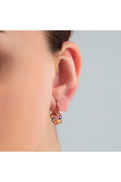 BİLEZİKHANE Altın Shakira Küpe Taşlı 3.50 gr