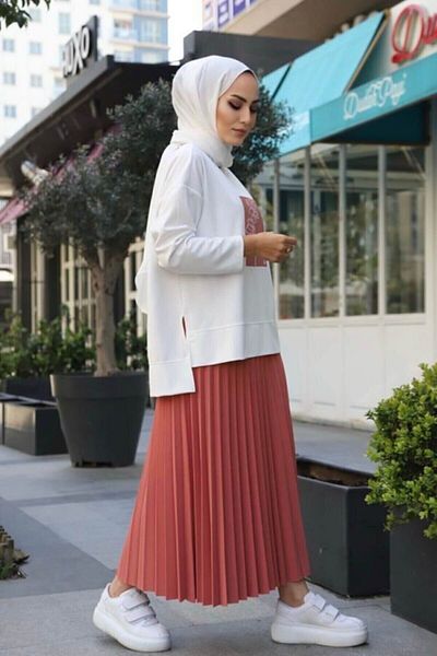 modasindoma Women's Pleated Skirt Set