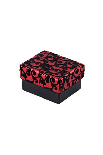 Genel Markalar Karton Yüzük /küpe Kutusu Kırmızı 50'li Paket Sert Mukavvadır