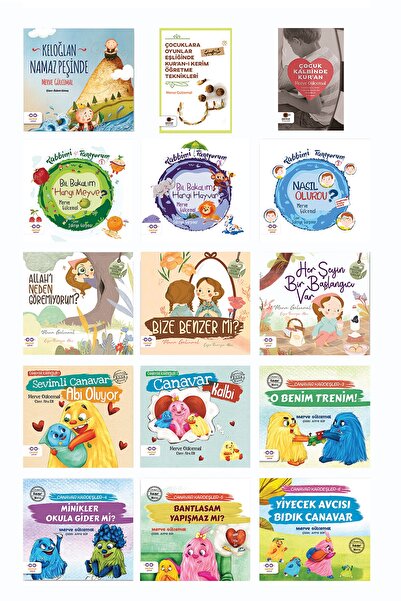 Cezve Çocuk Merve Gülcemal Cezve Yayınları 15 Kitap Set