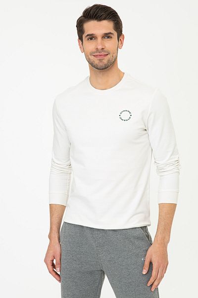 Pierre Cardin Ανδρικό φούτερ Ecru G021SZ082.000.1385138