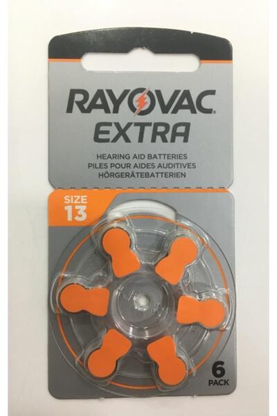 Rayovac Extra Advanced 13 Numara Pr48 Işitme Cihazı Pili 6'lı