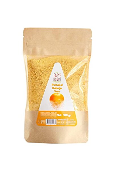 EGEYE DÖNÜŞ Glutensiz Portakal Kabuğu Tozu - 100 Gr. (yüksek Aroma - Renk Verici - Katkı Koruyucu Içermez.)