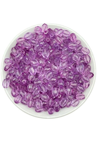 Hedef Bijuteri 25 أسطوانة أكريليك ملونة مقاس 10 × 8 مم، خرز نموذج اللوز (25 ج...