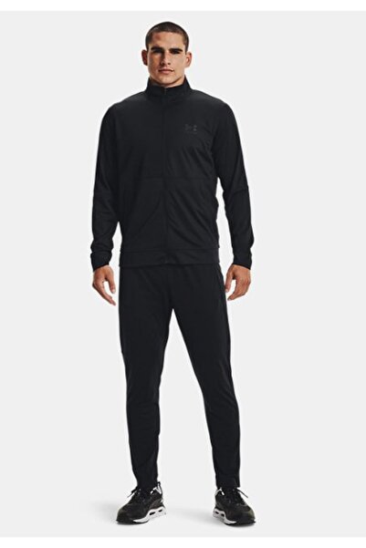 Under Armour A 1366203 -001-001 Ανδρικό Μαύρο Παντελόνι Φόρμας - Ua Pıque Tra...