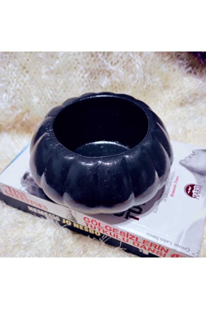 E.M.S AVM Siyah Kabak Saksı Büyük Boy 6,5 X 14 Cm Kaktüs,sukulent,menekşe Sak...