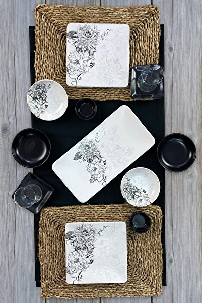 Keramika Lotus Kahvaltı Takımı 13 Parça 2 Kişilik