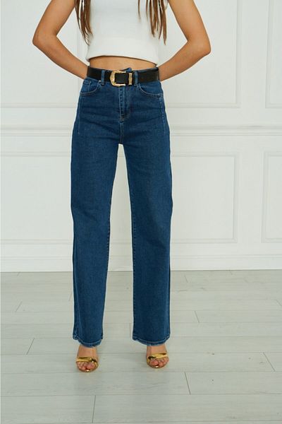Bella denim Pantaloni blugi cu talie înaltă cu picioare largi