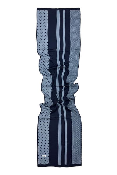 Sarar Women's Pearl Silk Patterned Scarf-Shawl 45x180 Cm