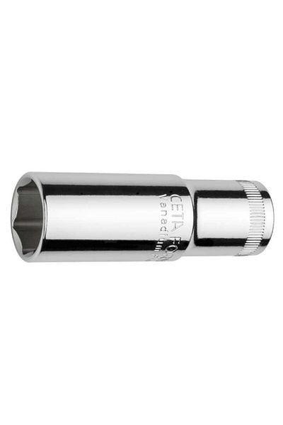 Ceta 1/4" 6 Corner Deep Socket Wrench - Form C04-H120 12 mm