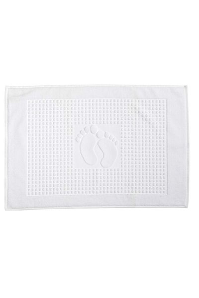 Özdilek Winter Towel Footprint Mat (50x70)-white