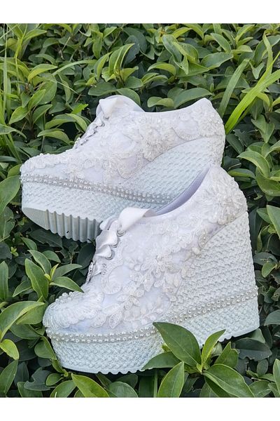 Ayakkabı Tutkusu Stilo ® Pantofi de mireasa 11 cm Inaltime toc Stilo Calitate Extreme Confortabil Interior si Exterior Dantela