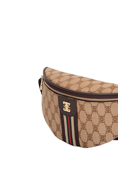 Pierre Cardin Καφέ γυναικεία τσάντα μέσης 05PO22Y1633