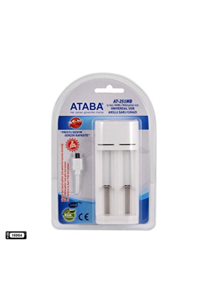 Genel Markalar PİL ŞARJ ALETİ UNIVERSAL TÜM PİLLER USB Lİ-İON NİCD NİMH ATABA...