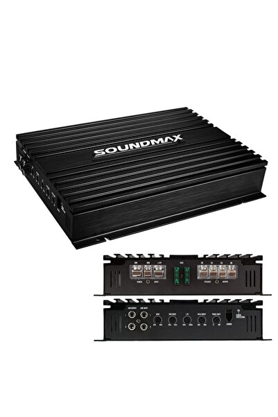 EMRE ELEKTRONİK Oto Anfi 4000w Mono Bass Control Soundmax Sx-600.1d
