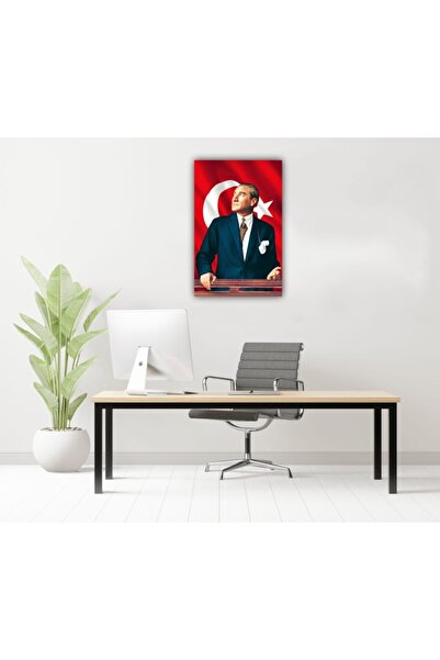 EseReklam Teksframe Lightbox Işıklı Atatürk Portresi 50x70cm