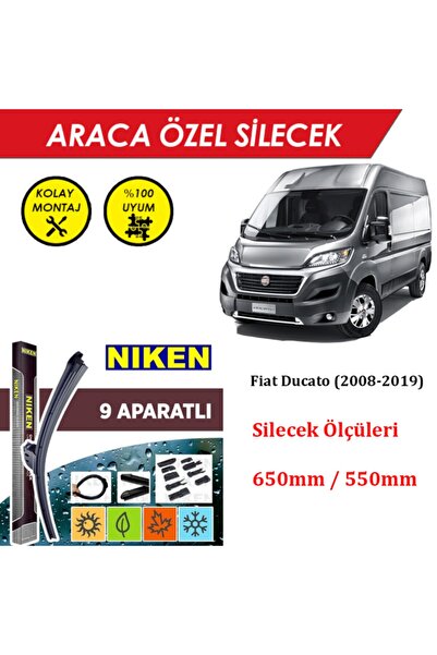 MeyZone Fiat Ducato Ön Cam Silecek Takımı (2008-2019)
