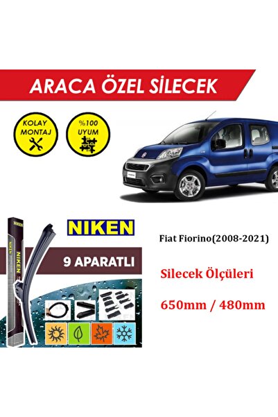 MeyZone Fiat Fiorino Ön Cam Silecek Takımı (2008-2021)