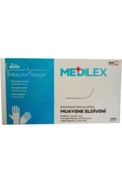 Flex Re Medilex Glove Powder Free 100 Pcs Blue / Size M