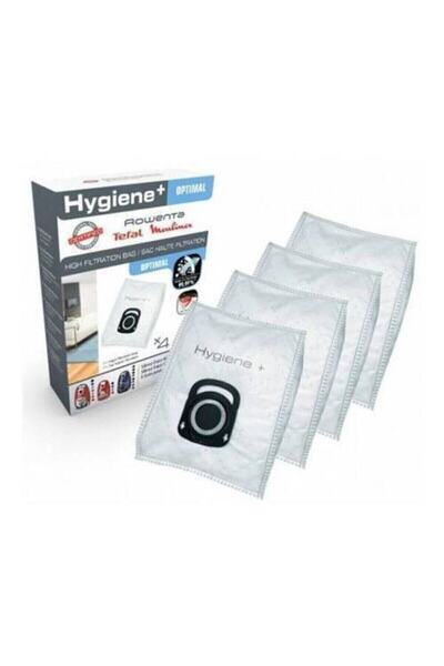 ŞENTÜRKTİCARETANKARA Rowenta Silence Force 4a Ro6493 - Hygiene+ 4 Pack Dust Bag