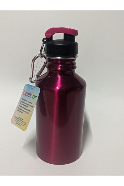 BEESTAR Flask Steel 500 ml Double Sided Pink Color