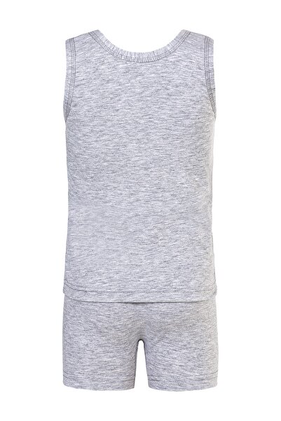 Şahin Boy's Lycra Printed Athlete Shorts Set Shn10048